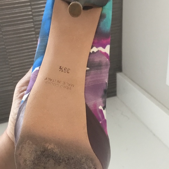 Baldan Multi-Color Peep Toe Platform Heels - EU39 - Picture 7 of 7